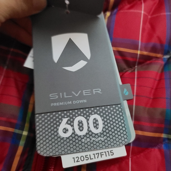 LANDSEND Puffer Vest BNWT XS plaid - Picture 11 of 15